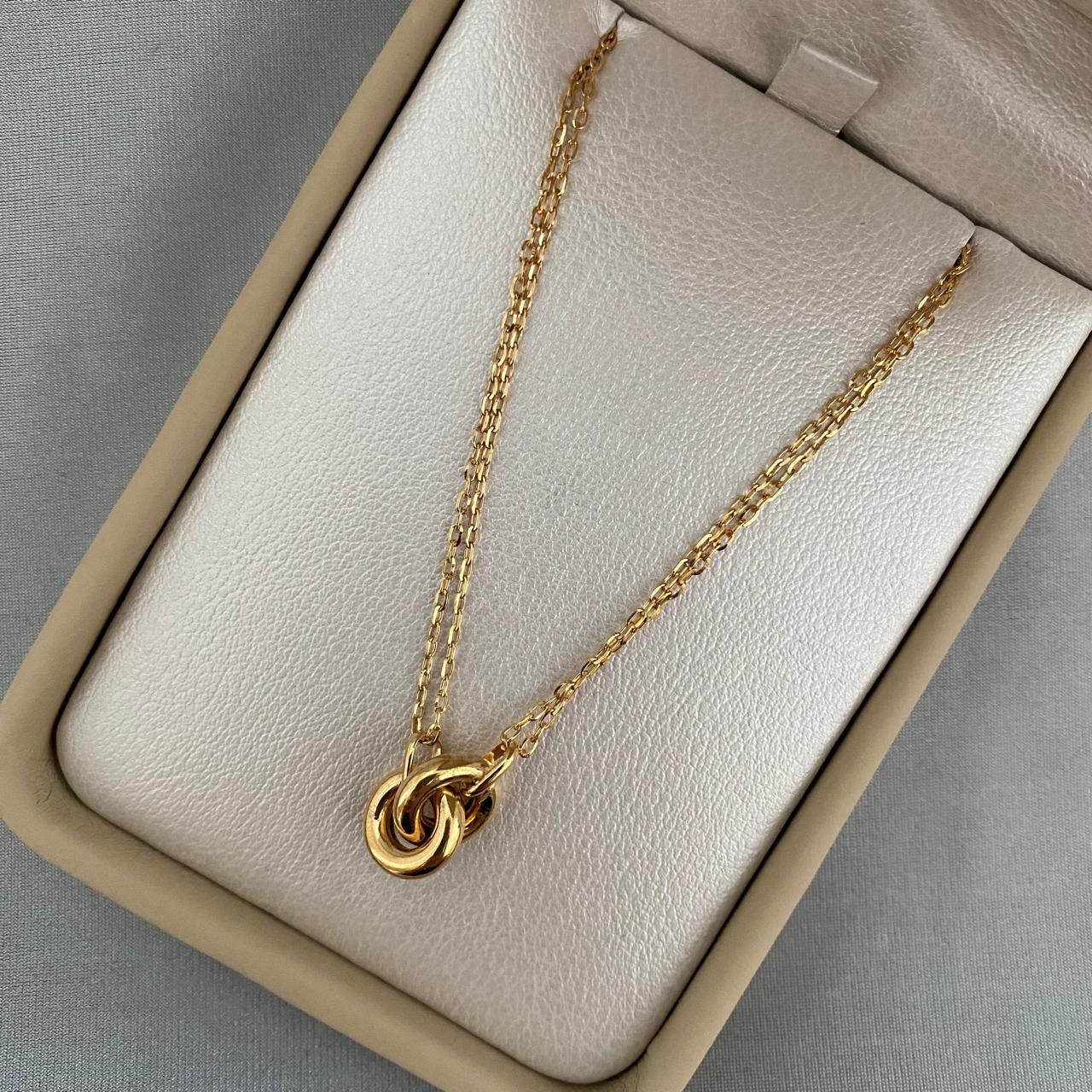 Pulso It tejido aro seguido - aro inseparable Oro amarillo 18k +4 / 3,25 Gr / 1,20 mm / 19,5 Cm